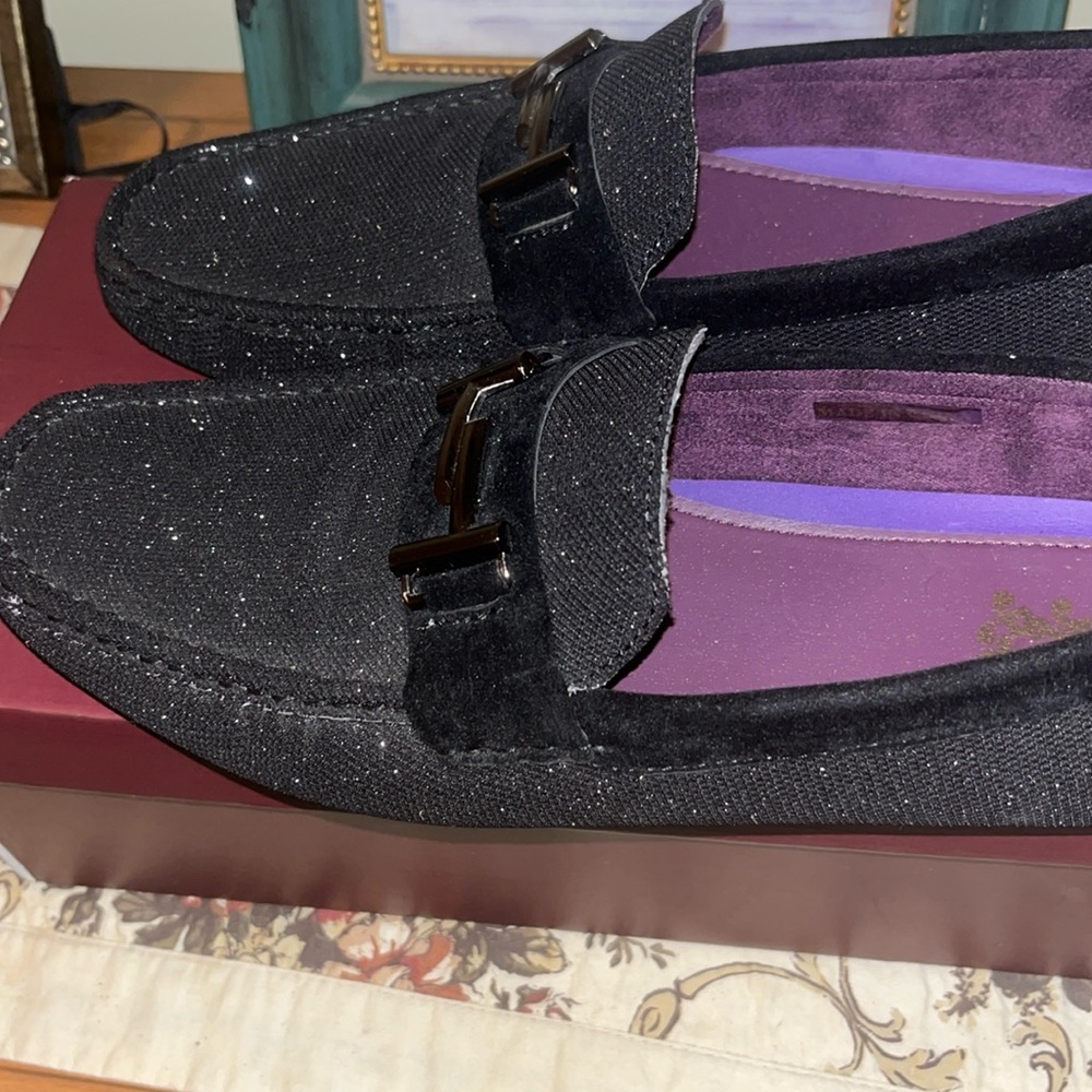 After Midnight Dress Glitter Loafers